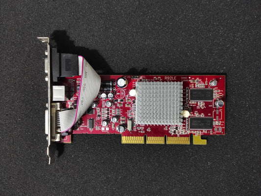 TUL R92LE Ati Radeon 9250 AGP 128MB VGA DVI Graphics Card R92L-LC3