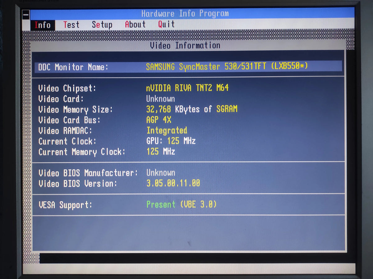 Nvidia Riva 32mb XFX NVIDIA RIVA TNT2 M64 32MB VGA AGP Vintage Retro Graphics Card ...