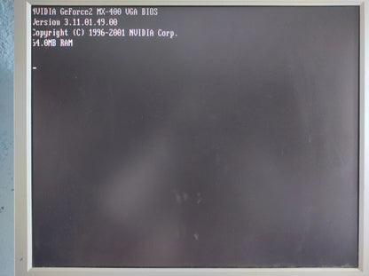 XFX VAGEFR26PS Nvidia GeForce2 MX 400 AGP 64MB VGA S-Video Retro Graphics Card