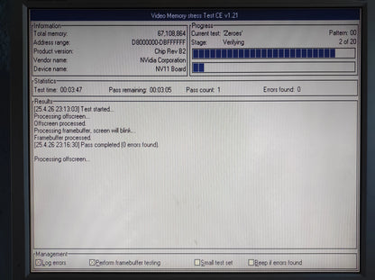 XFX VAGEFR26PS Nvidia GeForce2 MX 400 AGP 64MB VGA S-Video Retro Graphics Card